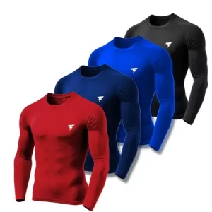 Kit 4 Camiseta Uv Segunda Pele Proteção Solar