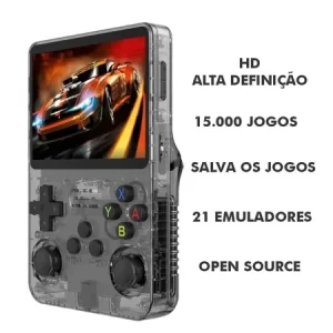Video Game Portátil R36S Mais de 15000 Jogos