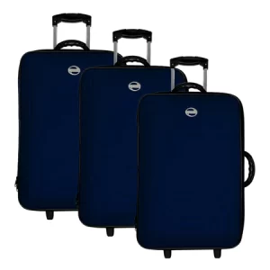 Conjunto 3 Malas de Viagem Grande Média Peq.